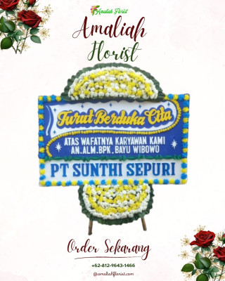Papan Bunga Duka di Sukodadi